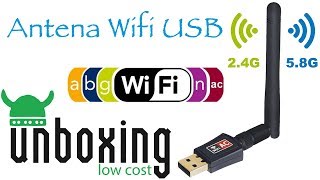 📡 Antena Wifi USB alta velocidad 5 Ghz. U&R Cost - YouTube