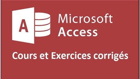 Ms Access cours et exercices corriges gestion_Parkings creation des tables
