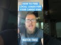 How To Find Local Loads With Your Cargo Van Or Box Truck #cargovanbusiness #cargovan #howtofindloads