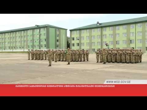 ქართველი სამხედროები ცენტრალური აფრიკის რესპუბლიკაში მიემგზავრებიან