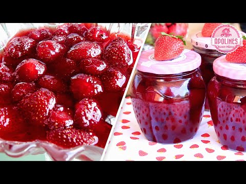 ამ მეთოდით მარწყვის მურაბა პირველად მოვამზადე🍓 ფერი, გემო და ფორმა სრულად ნარჩუნდება, Strawberry jam