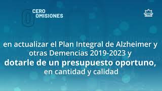 Dia Mundial del Alzheimer 2021.  Lema: #CeroOmisionesCeroAlzheimer