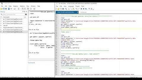 IFINTELL Video Series_Uploading Data in STATA_Part 3- Quarterly Data