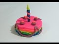 العاب صلصال للاطفال | عمل تورتة عيد ميلاد  baby Games | clay tart | how to make clay tart birthday