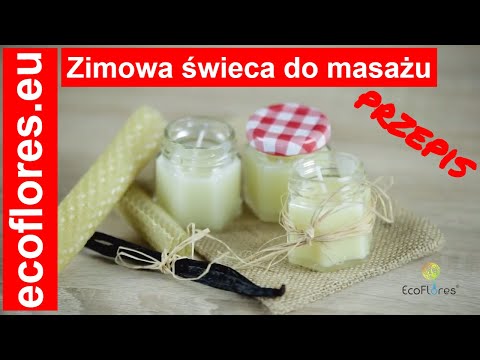 Domowe świece do masażu przepis EcoFlores