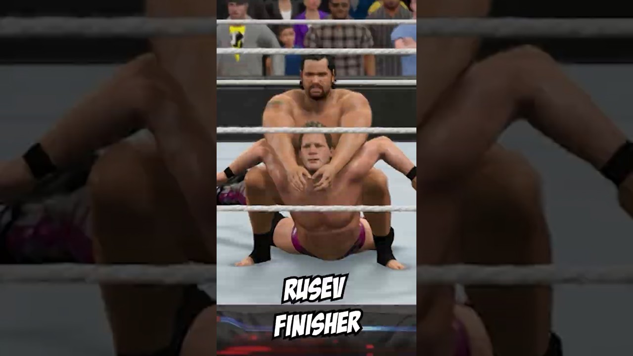 Rusev Finisher in WWE Games 