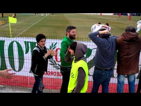 დილა v ტორპედო 0:1 კაპანაძის გოლი და ტრიბუნის რეაქცია.