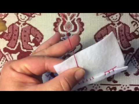 The Five Easy Stitches For Wool Applique Youtube