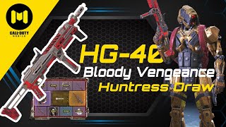 *NEW* HG-40 Bloody Vengeance Multiplayer Gameplay | Call of Duty Mobile | Huntress Draw