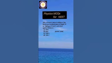 Physics MCQs for NEET#Shorts