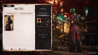 Mortal Kombat 1 Every Ermac Pallets\/Skins and Gear Showcase