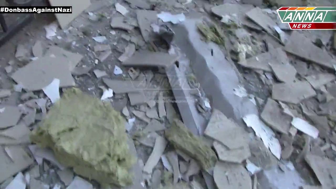 ДНР Донецк Хунта обстреляла 14 корпус больницы Калинина 24 08 2014 ...