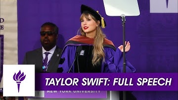 Taylor Swift receives Honorary Doctorate at the NYU 2022 All-University Commencement | (Full Speech)