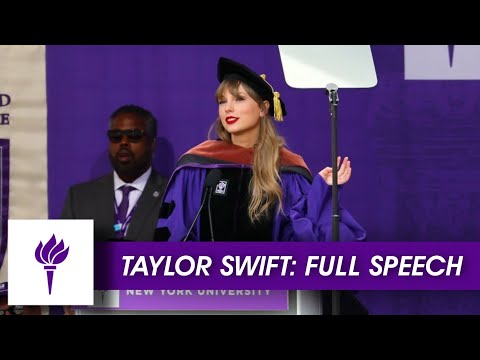 Taylor Swift receives Honorary Doctorate at the NYU 2022 All-University Commencement | (Full Speech)