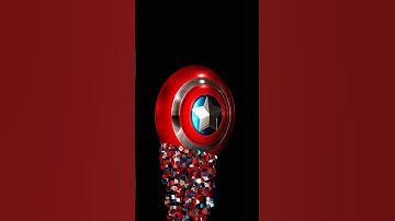 Captain America Shield Growing (Animation) Making in Blender #2k #blender3d #vfx #3d #3danimation