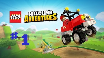 Lego Hill Climb Adventures - Gameplay Walkthrough Part 1 Jeep (Android, IOS)