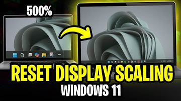 Hoe u de aangepaste weergaveschaal van 500 naar 100 in Windows 11 kunt resetten en ongedaan kunt ...