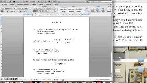 Poisson and Exponential Distribution