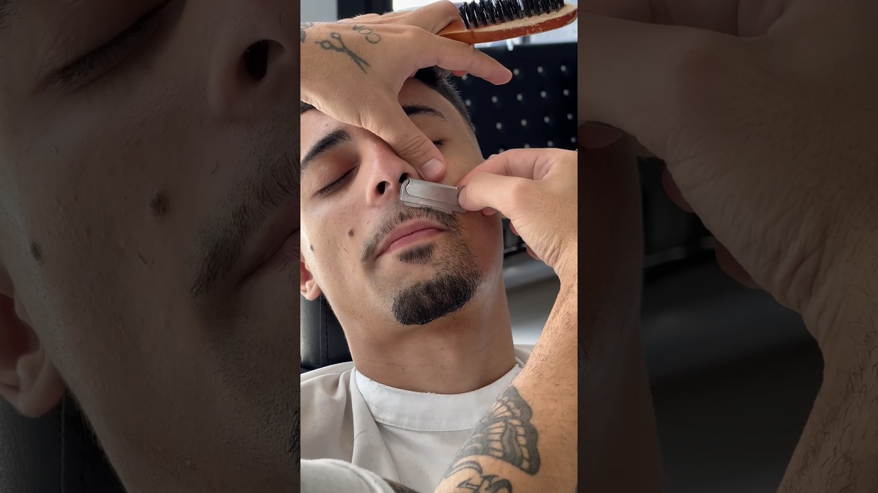 Ele pediu um cavanhaque e bigode fino!!