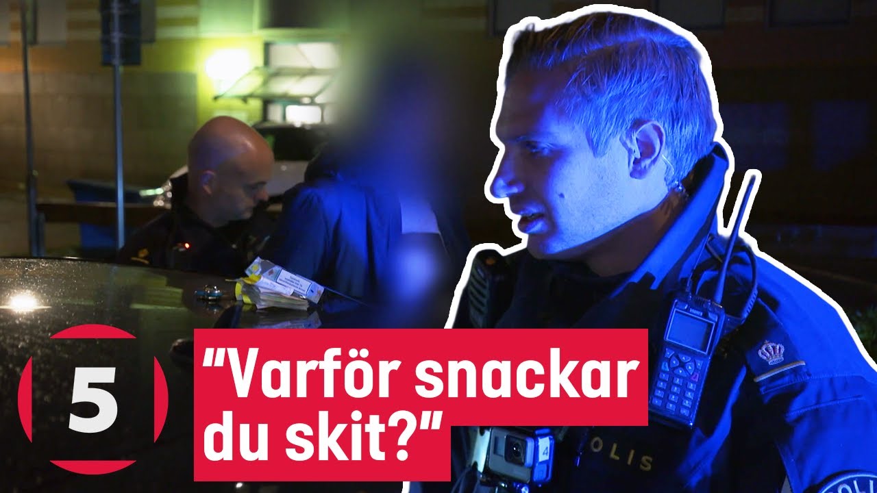 Man gömmer droger i KALSONGERNA! | Trafikpoliserna | Kanal 5