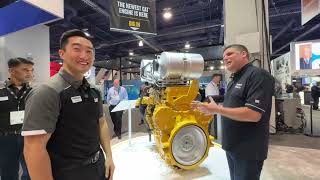 Cat launch new C13D 13 Litre engine at Conexpo - Allen Chen explains its key features and benefits