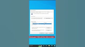 Windows 10 - How to Create a System Restore Point #shorts