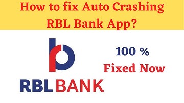 Fix Auto Crashing RBL Bank App/Keeps Stopping App Error in Android Phone|Apps stopped on Android