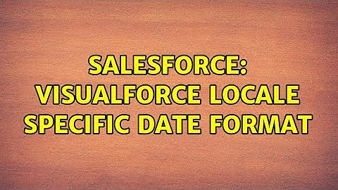Salesforce: Visualforce Locale specific date format (2 Solutions!!)