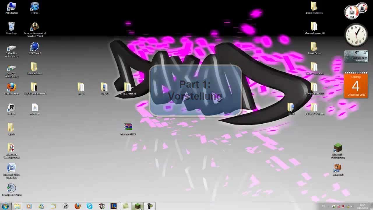 Minecraft 1.0.0 Bukkit Plugin War Part 1 [deutsch/german]