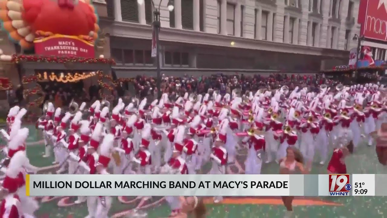 Million Dollar Marching Band at Macy's Parade YouTube