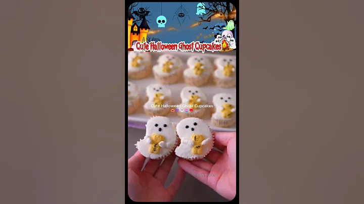Cute GHOST Cupcakes
