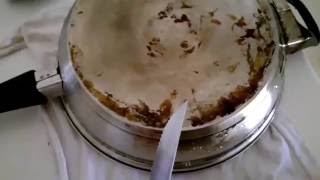 Como tirar crosta de gordura de  panela inox