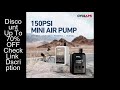 CYCLAMI HW125 Bicycle Electric Inflation Pump Mini Portable 150Psi High Pressure Air Inflator