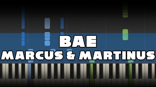 Marcus & Martinus - Bae - Piano Tutorial chords