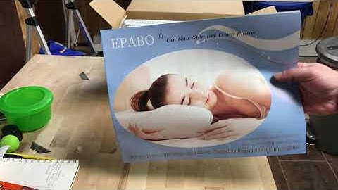 Unboxing Review of EPABO Contour Memory Foam Pillow Orthopedic Sleeping Pillow.