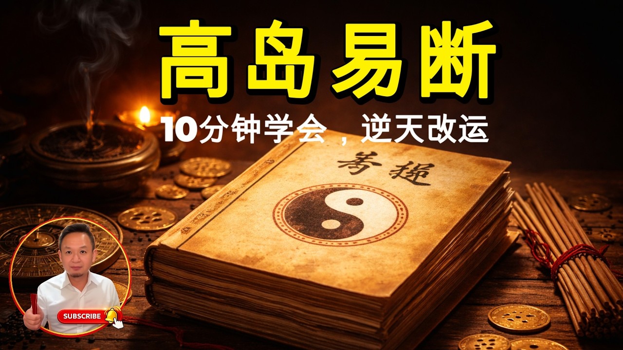 高岛易断｜手把手教你起卦断卦（新手一学就会）【高岛一段/起卦方法/动爻怎么断/本卦变卦/周易实战】 #周易 #玄学 #开运