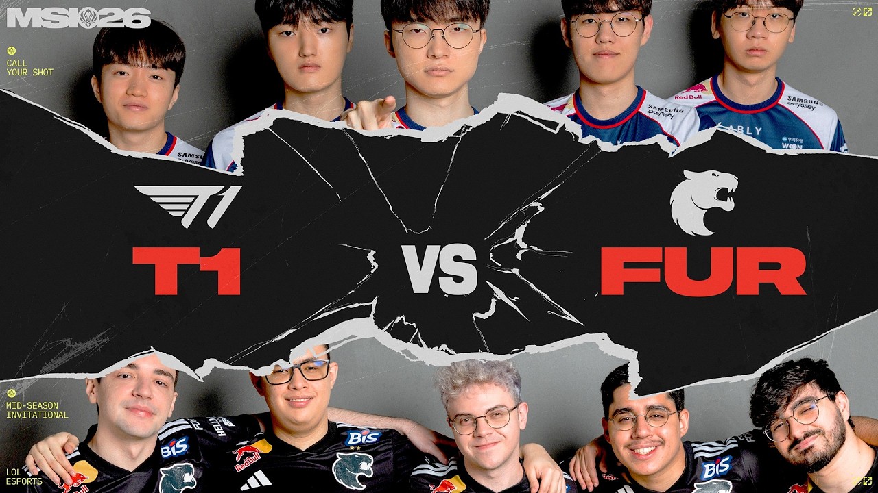 T1 vs FUR | MSI 2026 | Bracket Stage | Game 01 | T1 vs Furia