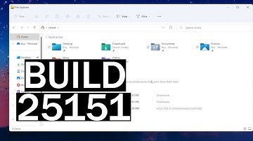 New Windows 11 Build 25151 – Tabs in File Explorer Fixes