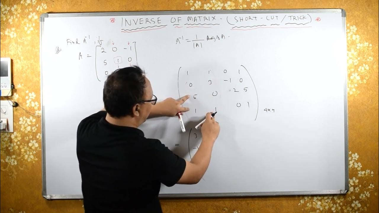 Efficient Shortcut for Finding the Inverse of 3x3 Matrices - A Step-by ...