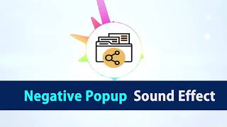 Negative UI Button Sound Effect /Button