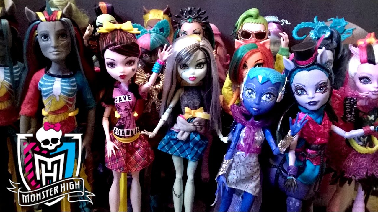 my monster high doll collection youtube