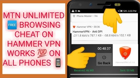 Hammer Vpn Setup For MTN Unlimited Free Browsing Works On Both Phone And Computer It Works Channel