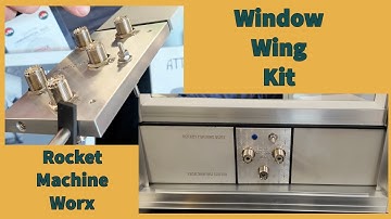 Window Wing Kit - Rocket Machine Worx - Coax Cable PassThru