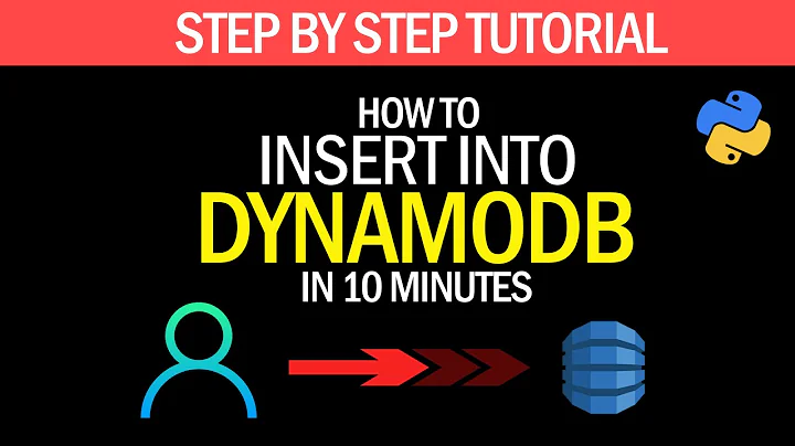 Insert/PutItem on a DynamoDB Table | Step By Step Guide