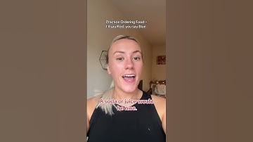 Practice real-life restaurant conversations 🎤#ad #airlearnambassador