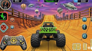 Mega Ramp Challenge! 🤯 Super Crazy GT Monster Truck Racing Stunts | Android Gameplay screenshot 1