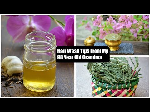 Hair Wash Tips From My 98 Year Old Grandma To Get Thick & Healthy Hair & Stop Hair Fall !