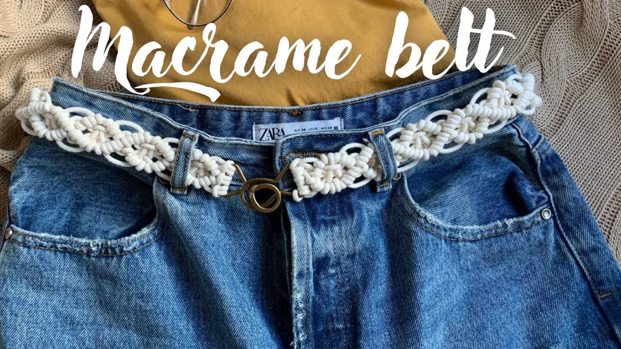 Tutorial: МАКРАМЕ пояс!🥋