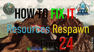 #24 How to fix Resources Not Respawning problem in Ark: Survival Ascended | The Island