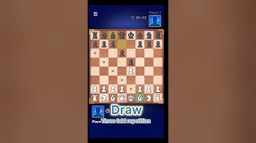Cracking The Code: Understanding Threefold Repetition In Chess Draws  #chess #games #shorts #ytshort